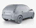 VAZ Lada Granta hatchback 2024 3d model