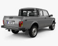 VAZ Lada Niva 4x4 2329 Pickup 2021 3D 모델  back view