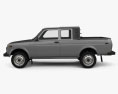 VAZ Lada Niva 4x4 2329 Pickup 2021 3D模型 侧视图