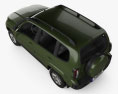 VAZ Lada Niva Travel 2024 3D模型 顶视图