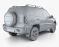 VAZ Lada Niva Travel 2024 3Dモデル