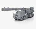 VDC Drill Rig Truck 2015 3D-Modell clay render