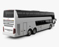 Van Hool TDX Bus 2018 3D-Modell Rückansicht