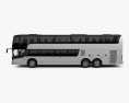 Van Hool TDX Bus 2018 3D-Modell Seitenansicht