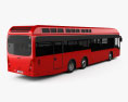 Van Hool A330 Hydrogen Fuel Cell Bus 2012 3D-Modell Rückansicht
