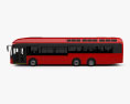 Van Hool A330 Hydrogen Fuel Cell Bus 2012 3D-Modell Seitenansicht