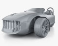 Vanderhall Santarosa 2024 3D модель clay render