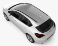 Vauxhall Astra hatchback 5 puertas 2014 Modelo 3D vista superior
