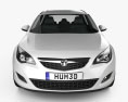 Vauxhall Astra Sports Tourer 2014 3D 모델  front view