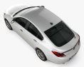 Vauxhall Insignia hatchback 2012 Modelo 3D vista superior