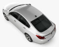 Vauxhall Insignia VXR 掀背车 2012 3D模型 顶视图