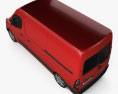 Vauxhall Movano Panel Van 2014 3D модель top view