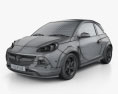 Vauxhall Adam Rocks 2017 3D模型 wire render