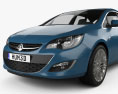 Vauxhall Astra 5门 掀背车 2012 3D模型