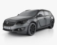Vauxhall Insignia Sports Tourer 2015 3Dモデル wire render