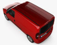 Vauxhall Combo 厢式货车 L2H1 2012 3D模型 顶视图