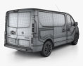 Vauxhall Vivaro 승객용 밴 L1H1 2017 3D 모델 