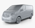 Vauxhall Vivaro パッセンジャーバン L1H1 2017 3Dモデル clay render