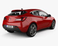 Vauxhall Astra GTC 2015 3d model back view