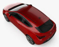 Vauxhall Astra GTC 2015 3d model top view