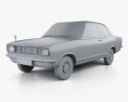 Vauxhall Viva 1966 Modelo 3D clay render