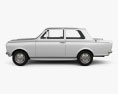 Vauxhall Viva 1963 3d model side view