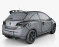 Vauxhall Corsa (E) VXR 3 puertas hatchback 2018 Modelo 3D