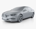 Vauxhall Insignia Grand Sport 2020 3D-Modell clay render