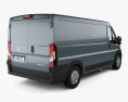 Vauxhall Movano 패널 밴 L2H1 2024 3D 모델  back view