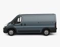 Vauxhall Movano 패널 밴 L2H1 2024 3D 모델  side view
