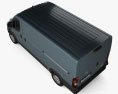 Vauxhall Movano 패널 밴 L2H1 2024 3D 모델  top view
