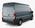 Vauxhall Movano 패널 밴 L2H2 2024 3D 모델  back view