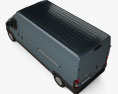 Vauxhall Movano 패널 밴 L3H2 2024 3D 모델  top view
