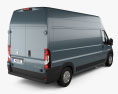 Vauxhall Movano 패널 밴 L3H3 2024 3D 모델  back view