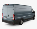 Vauxhall Movano 패널 밴 L4H2 2024 3D 모델  back view