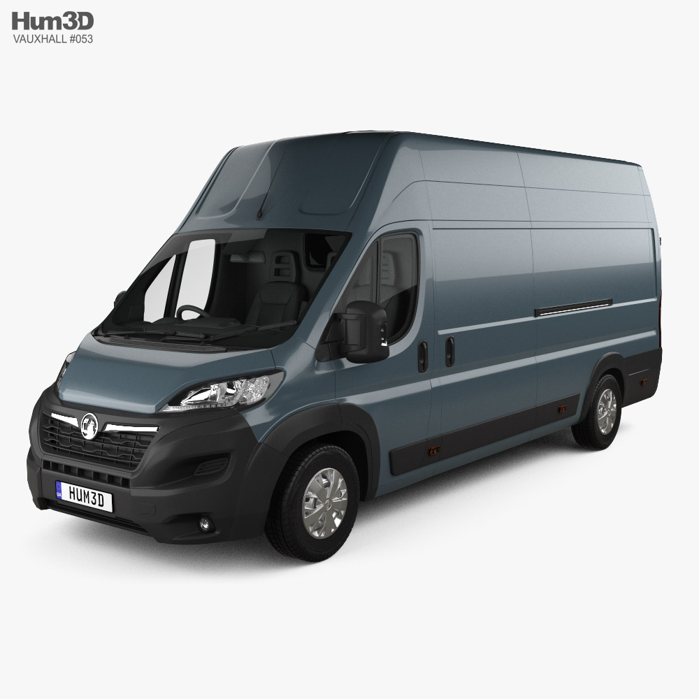 Vauxhall Movano Panel Van L4H3 2021 3D model