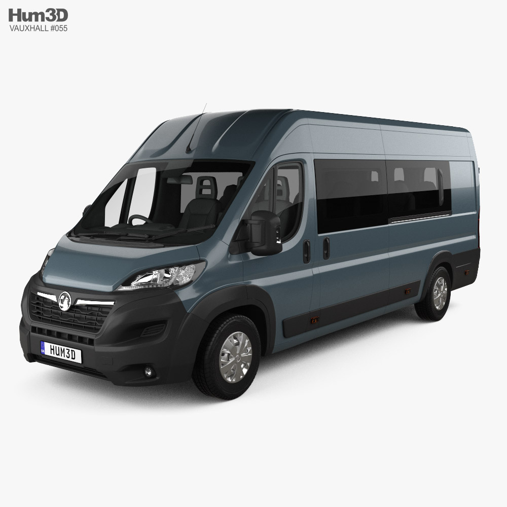 Vauxhall Movano Passenger Van L4H2 2021 3D model