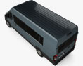 Vauxhall Movano Passenger Van L4H2 2024 3D模型 顶视图