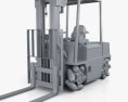 Vetex Sidewinder ATX 3000 Carrello Elevatore 2014 Modello 3D clay render
