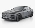 VinFast LUX A2.0 Concept 2021 Modelo 3d wire render