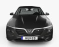 VinFast LUX A2-0 Turbo with HQ interior 2023 3d model front view