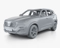 VinFast LUX SA2-0 Turbo con interni 2023 Modello 3D clay render