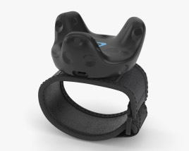 Vive Tracker with Trackstrap 3D model