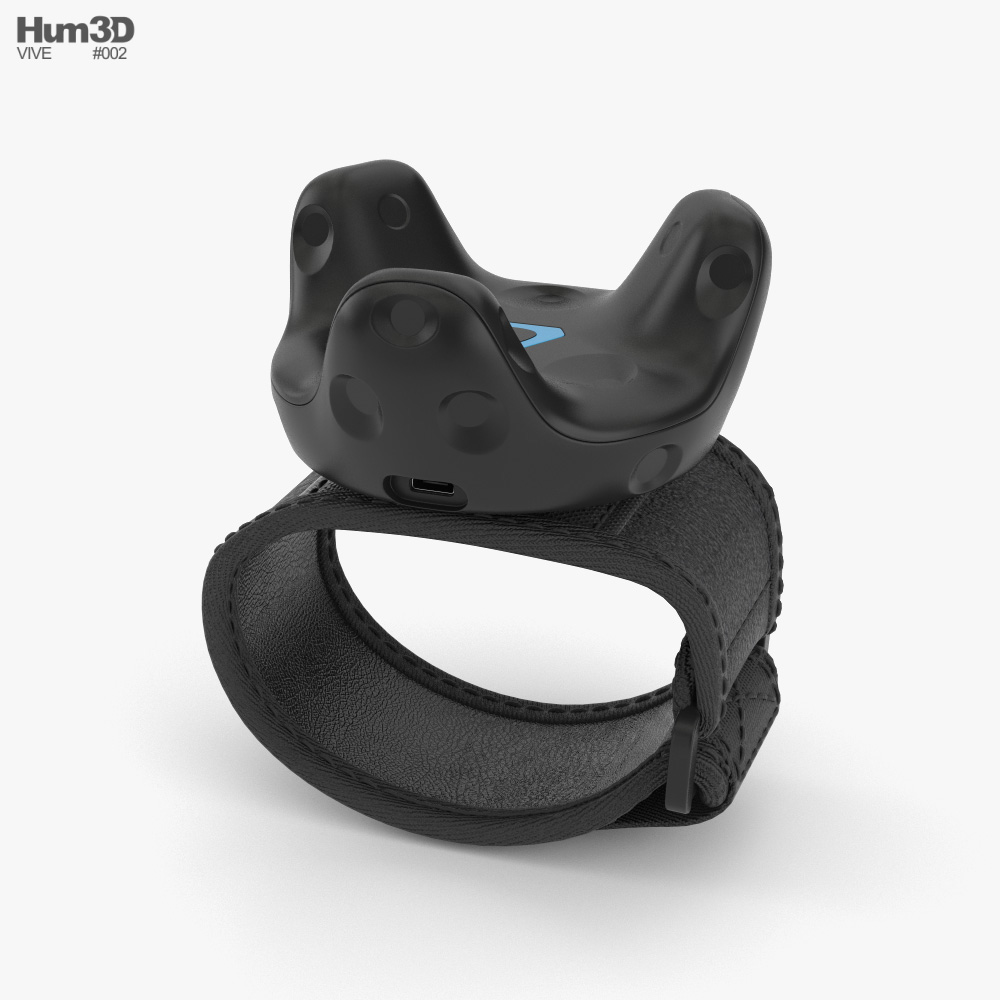 Vive Tracker with Trackstrap 3Dモデル