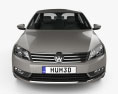 Volkswagen Passat 2012 3D模型 正面图