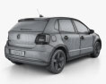 Volkswagen Polo п'ятидверний 2012 3D модель