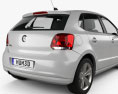 Volkswagen Polo 5门 2012 3D模型