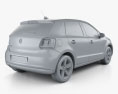 Volkswagen Polo 5 puertas 2012 Modelo 3D