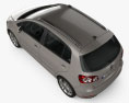 Volkswagen Golf Plus 2011 3D模型 顶视图