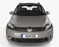 Volkswagen Golf Plus 2011 3D模型 正面图